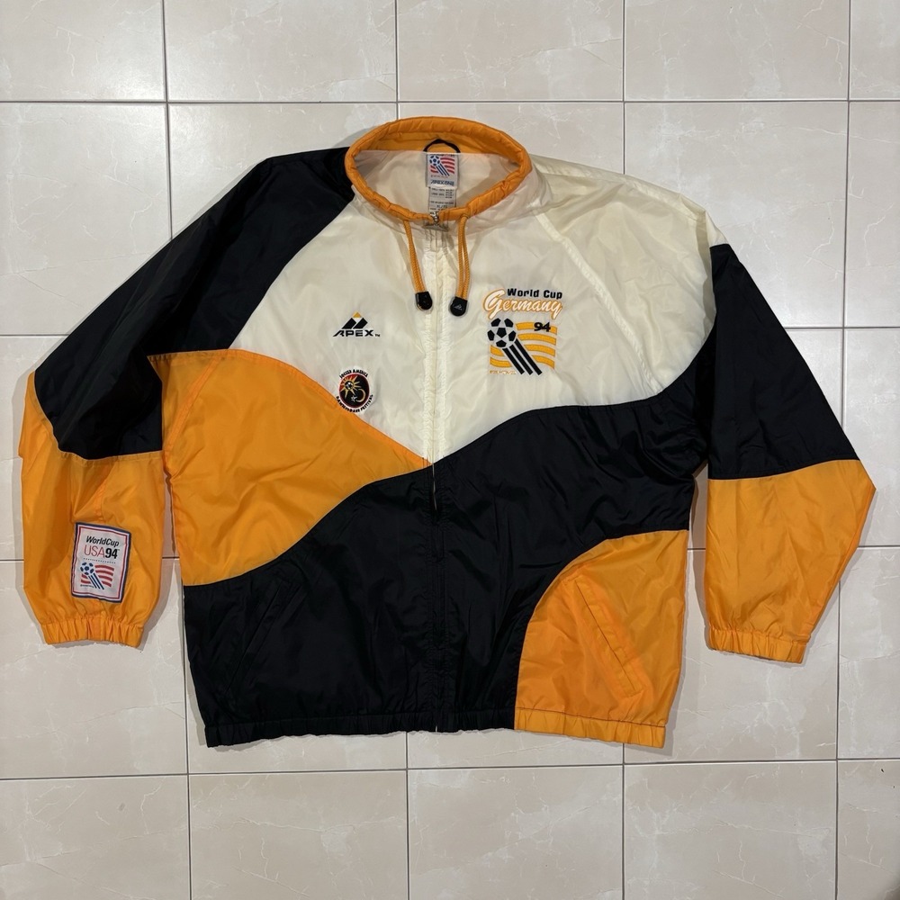 Vintage Germany World Cup 1994 Jacket Apex Men's XL RARE Football Soccer Track